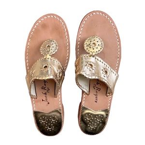 Jack Rogers Gold Sandal